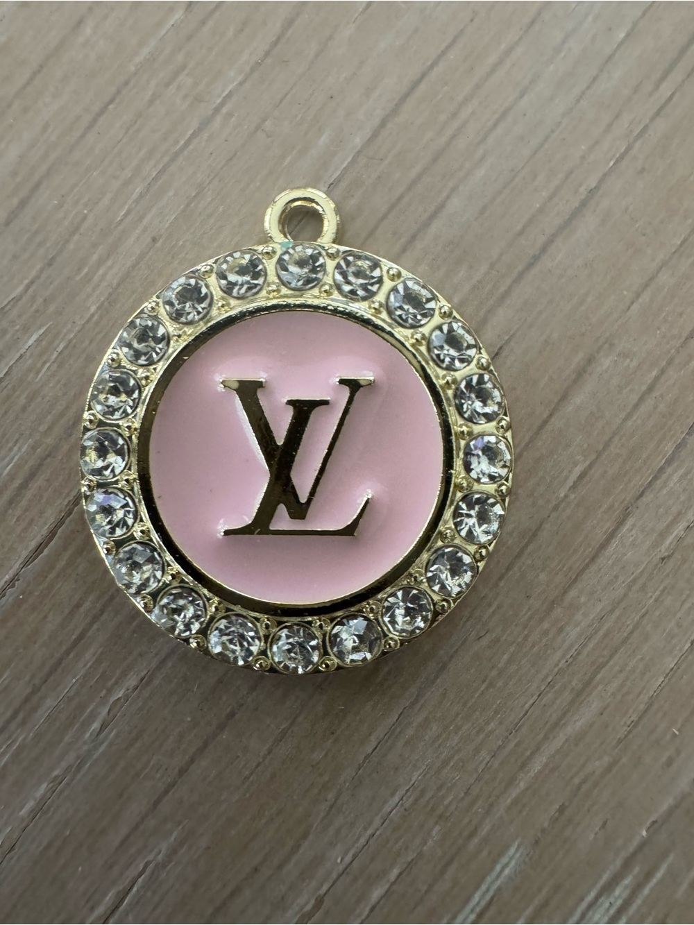 Pink and Gold Charm